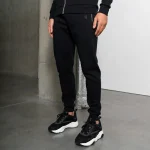 Yelir World Black Mixed Contrast Tracksuit (3)