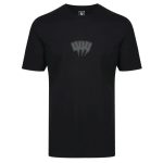 Yelir World Black T Shirt Reflective Yyy Outline