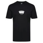 Yelir World Black T Shirt White Yyy Outline