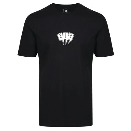 Yelir World Black T Shirt White Yyy Outline