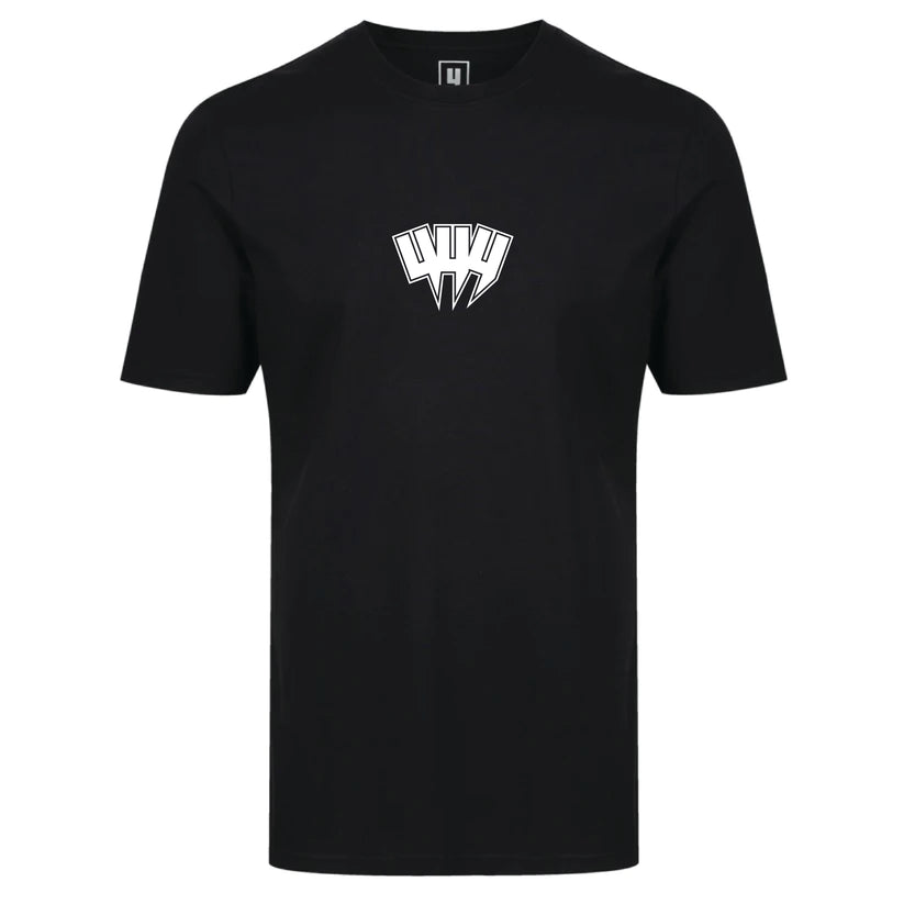 Yelir World Black T Shirt White Yyy Outline Yelir World Black T Shirt White Yyy Outline