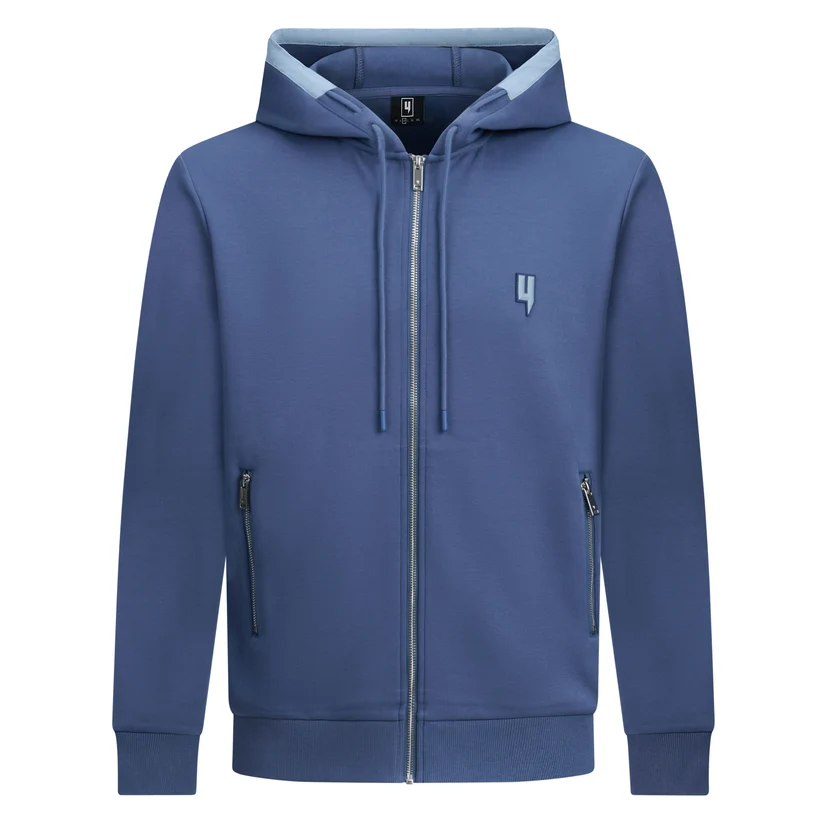 Yelir World Blue Mixed Contrast Hoodie (2) Yelir World Blue Mixed Contrast Hoodie (2)