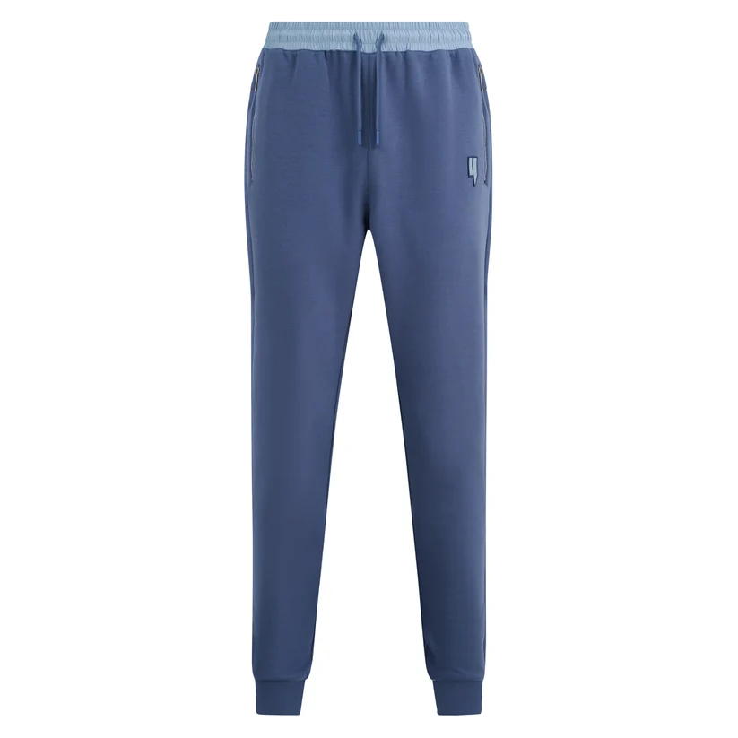 Yelir World Blue Mixed Contrast Joggers (2) Yelir World Blue Mixed Contrast Joggers (2)