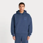 Yelir World Blue Relaxed Fit Lux Hoodie (1)