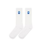 Yelir World Box Logo Socks Blue White