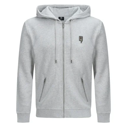 Yelir World Classic Y Logo Hoodie Grey (2)