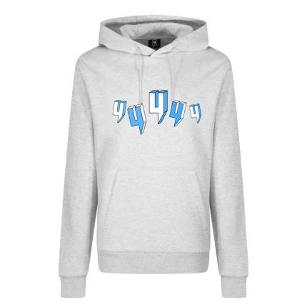 Yelir World Grey Hoodie Five Y Logo Baby Blue (2)