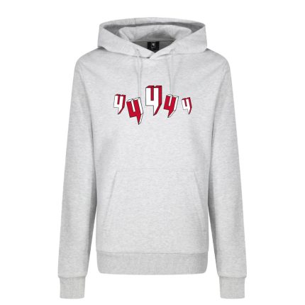 Yelir World Grey Hoodie Five Y Logo Red