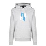Yelir World Grey Hoody Four Y Logo Baby Blue