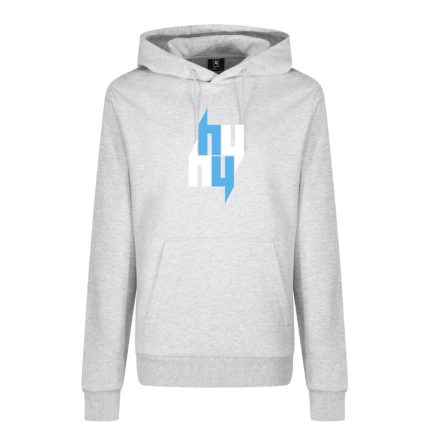 Yelir World Grey Hoody Four Y Logo Baby Blue