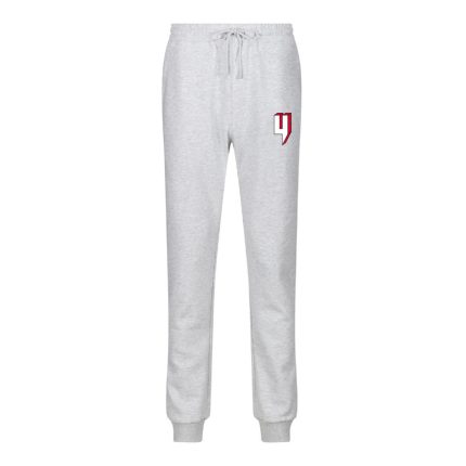 Yelir World Grey Joggers Y Logo Red