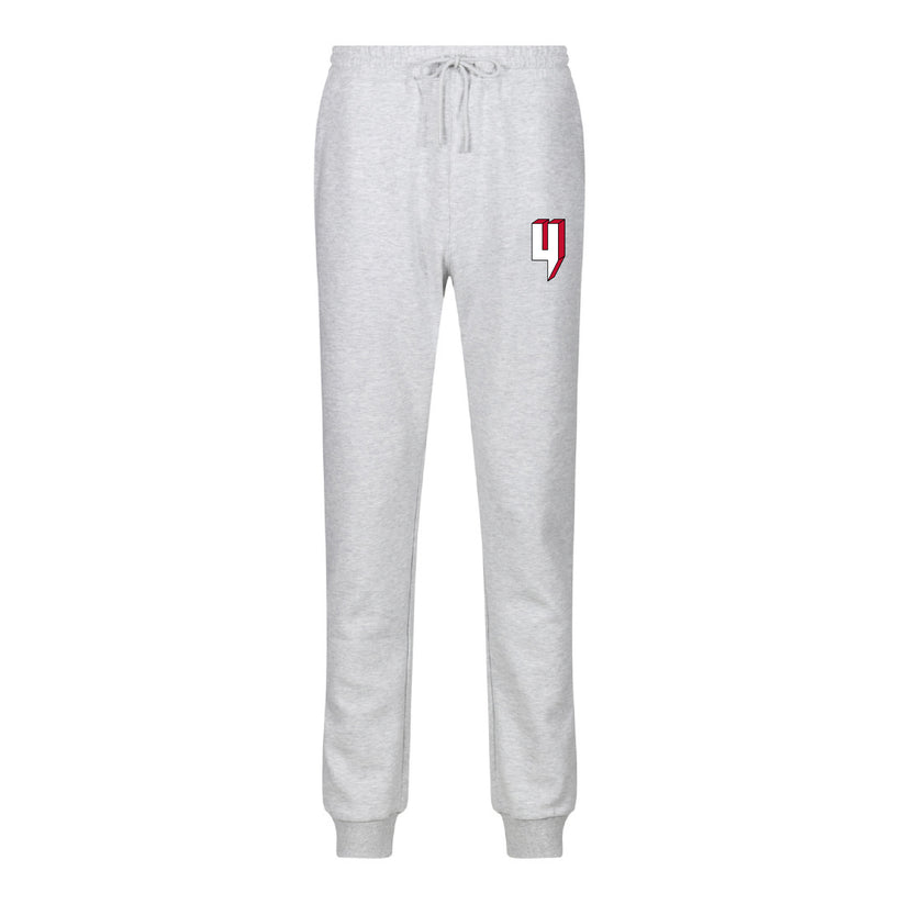 Yelir World Grey Joggers Y Logo Red Yelir World Grey Joggers Y Logo Red
