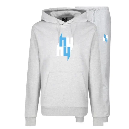 Yelir World Grey Tracksuit Four Y Logo Baby Blue (3)