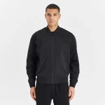 Yelir World Lightweight Bomber Jacket Black (2)