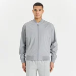 Yelir World Lightweight Bomber Jacket Grey (2)