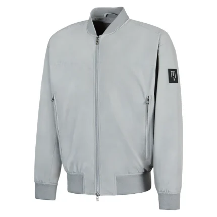 Yelir World Lightweight Bomber Jacket Grey (4)