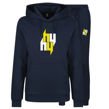 Yelir World Navy Tracksuit Four Y Logo Yellow (3)