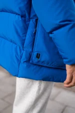 Yelir World Puffer Coat Blue (3)