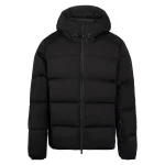 Yelir World Quilted Down Coat Black (1)