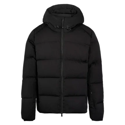 Yelir World Quilted Down Coat Black (1)