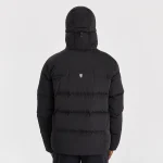 Yelir World Quilted Down Coat Black (2)