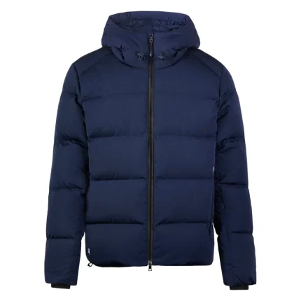 Yelir World Quilted Down Coat Navy (5)
