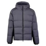 Yelir World Quilted Down Coat Nine Iron Black (5)