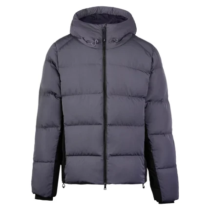 Yelir World Quilted Down Coat Nine Iron Black (5)