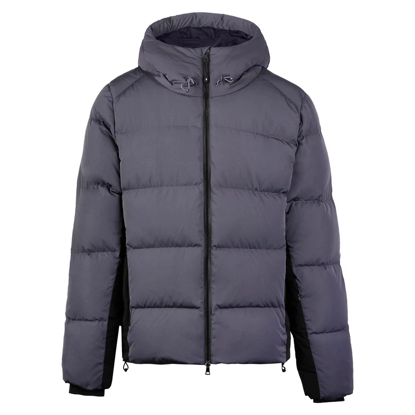 Yelir World Quilted Down Coat Nine Iron Black (5) Yelir World Quilted Down Coat Nine Iron Black (5)