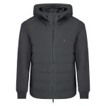 Yelir World Quilted Panel Jacket Dark Grey (2)