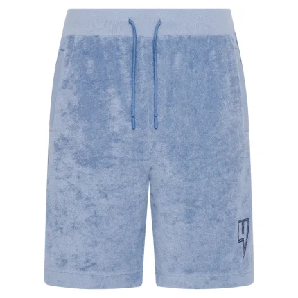 Yelir World Towelling Shorts Blue (3)