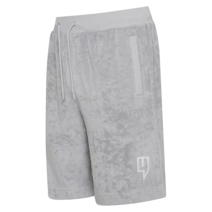 Yelir World Towelling Shorts Grey (3)
