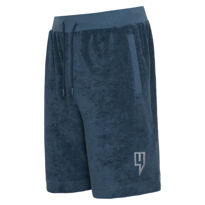 Yelir World Towelling Shorts Navy (4) Yelir World Towelling Shorts Navy (4)