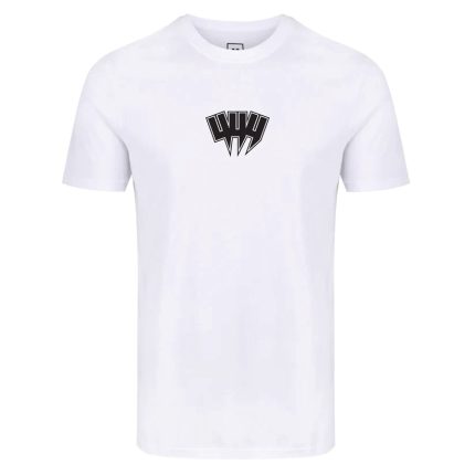 Yelir World White T Shirt Black Yyy Outline