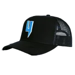 Yelir World Y Logo Cap Black Blue Y (2)