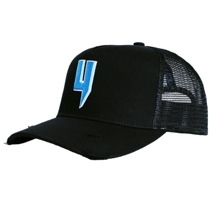 Yelir World Y Logo Cap Black Blue Y (2)